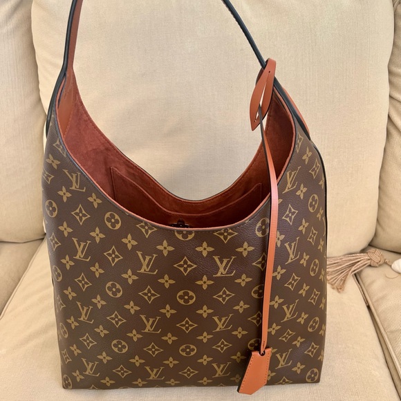 Louis Vuitton Flower Hobo Bag. Brown interior. Beautiful bag - Picture 7 of 8